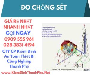 hình ảnh kiểm định đo chống sét