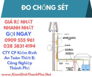 hình ảnh kiểm định đo chống sét