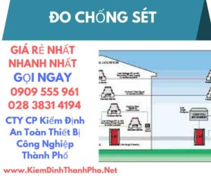 hình ảnh kiểm định đo chống sét