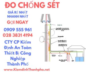 hình ảnh kiểm định đo chống sét