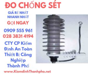 hình ảnh kiểm định đo chống sét