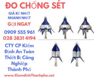 hình ảnh kiểm định đo chống sét