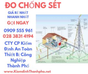 hình ảnh kiểm định đo chống sét