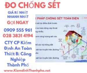 hình ảnh kiểm định đo chống sét