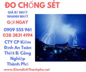 hình ảnh kiểm định đo chống sét