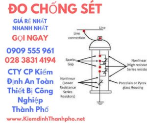 hình ảnh kiểm định đo chống sét