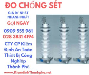 hình ảnh kiểm định đo chống sét