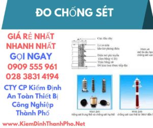 hình ảnh kiểm định đo chống sét