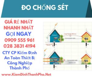 hình ảnh kiểm định đo chống sét