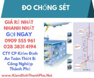 hình ảnh kiểm định đo chống sét