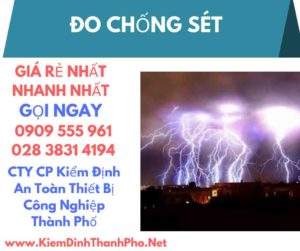 hình ảnh kiểm định đo chống sét