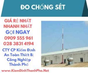 hình ảnh kiểm định đo chống sét