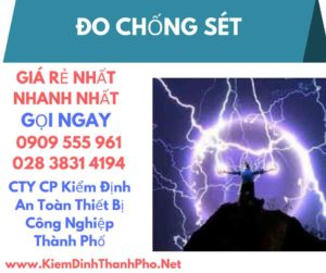 hình ảnh kiểm định đo chống sét