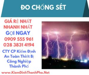 hình ảnh kiểm định đo chống sét