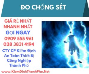 hình ảnh kiểm định đo chống sét