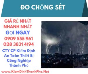 hình ảnh kiểm định đo chống sét