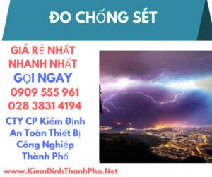 hình ảnh kiểm định đo chống sét