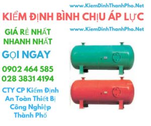 hình ảnh kiểm định bình chịu áp lực