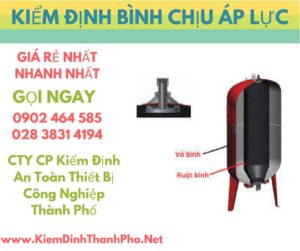 hình ảnh kiểm định bình chịu áp lực