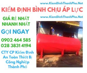 hình ảnh kiểm định bình chịu áp lực