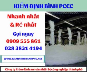 Hình ảnh Kiểm định bình PCCC