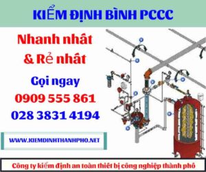 hình ảnh kiểm định bình PCCC