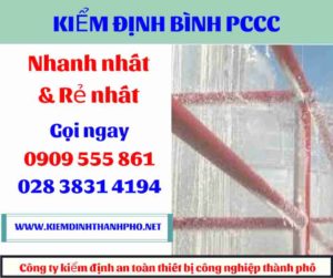 Hình ảnh Kiểm định bình PCCC