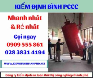 hình ảnh Kiểm định bình PCCC