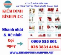 Kiểm định bình PCCC – mất tiền oan nếu bạn không biết những điều sau khi sử dụng bình PCCC