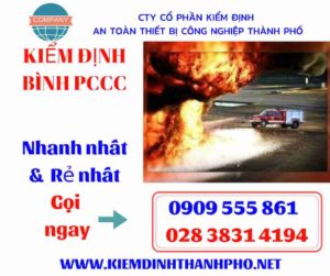 Hình ảnh Kiểm định bình PCCC