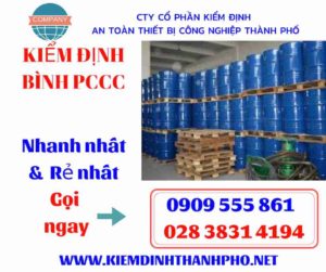 hình ảnh kiểm định bình PCCC