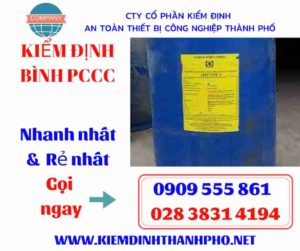 hình ảnh kiểm định bình PCCC