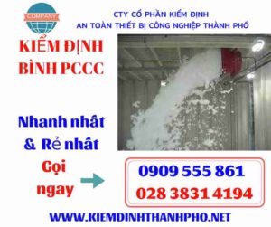 hình ảnh kiểm định bình PCCC