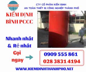 hình ảnh kiểm định bình PCCC