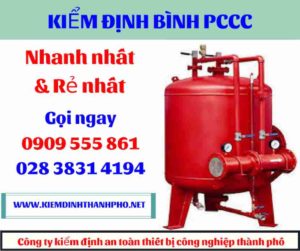 hình ảnh kiểm định bình PCCC