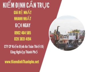 Hình ảnh kiểm định Cần trục