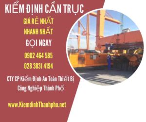 Hình ảnh kiểm định Cần trục