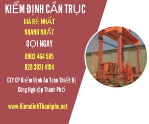 Hình ảnh kiểm định Cần trục