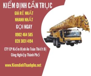 Hình ảnh kiểm định Cần trục