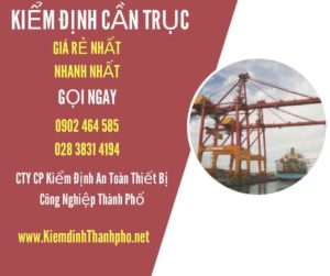 Hình ảnh kiểm định Cần trục