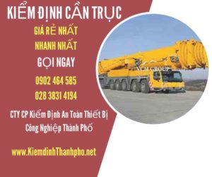 Hình ảnh kiểm định Cần trục