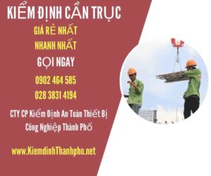 Hình ảnh kiểm định Cần trục