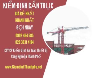 Hình ảnh kiểm định Cần trục