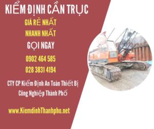 Hình ảnh kiểm định Cần trục