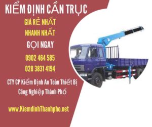 Hình ảnh kiểm định Cần trục