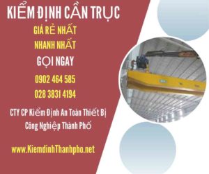 Hình ảnh kiểm định Cần trục