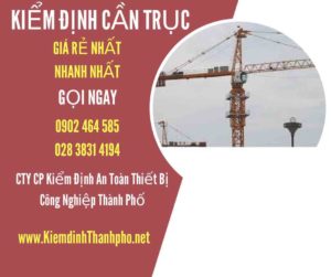 Hình ảnh kiểm định Cần trục