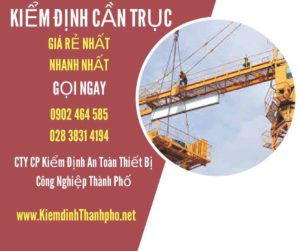 Hình ảnh kiểm định Cần trục