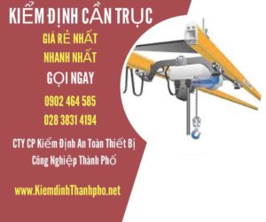 Hình ảnh kiểm định Cần trục