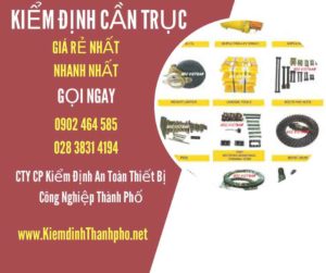 Hình ảnh kiểm định Cần trục